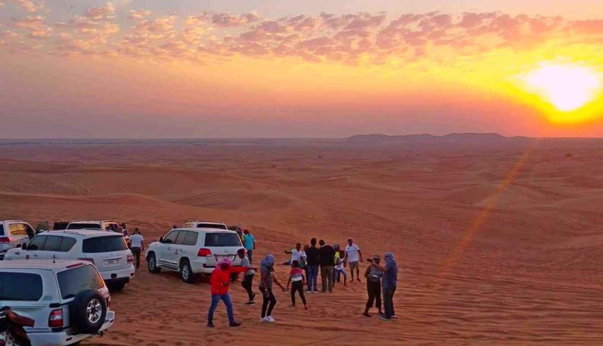 Desert Safari Dubai Guide Evening Photostop gourp 10