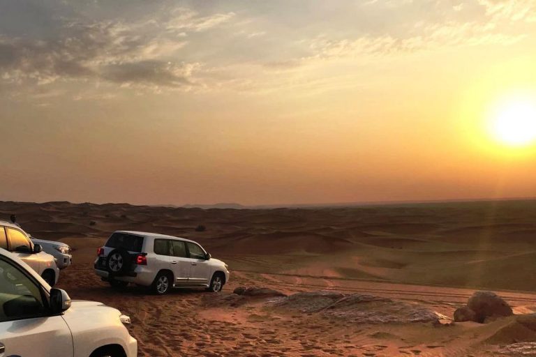Desert Safari Dubai Sunset convoy